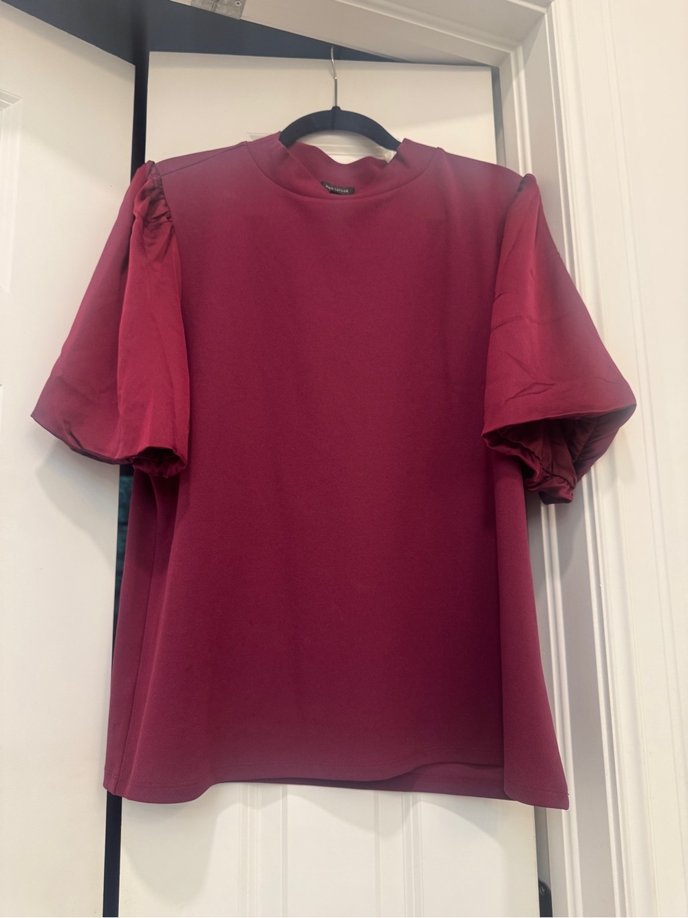Ann Taylor Burgundy Top